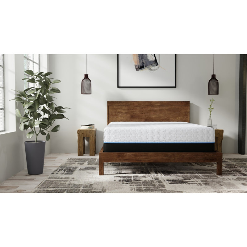 Très grand matelas - mousse à mémoire de forme en cuivre de 14 po avec aération pour lit approuvé, 14.11", King