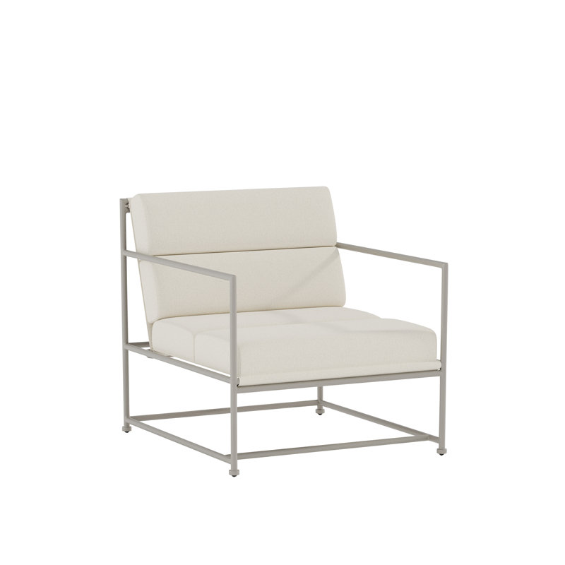 Méridienne d'extérieur Glendale, Beige, Tanné