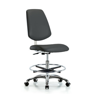 Anais Vinyl Drafting Chair