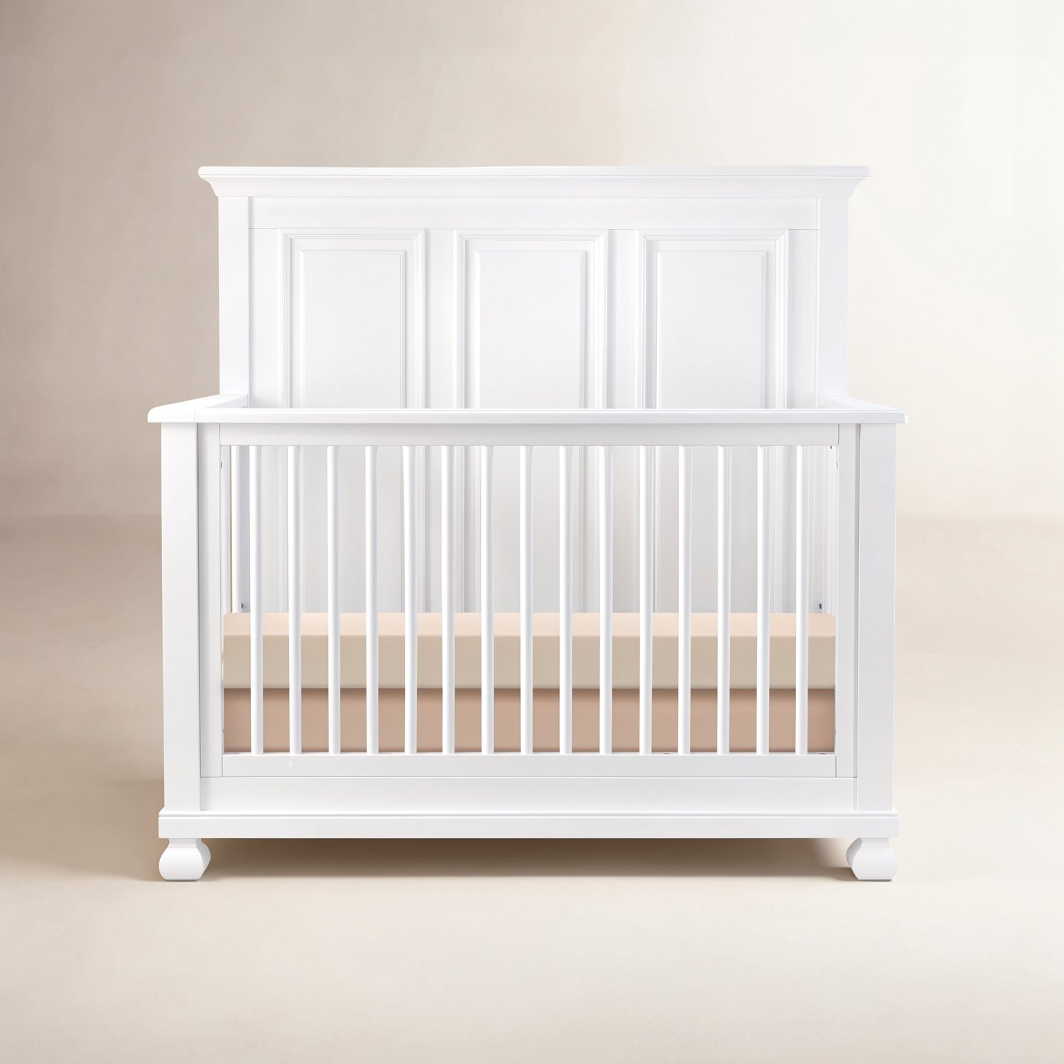 4-in-1 Crib, White