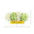 Hydrangeas Arranged in Oval Vase with Lemons