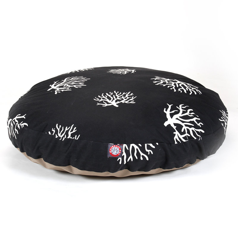 Coussin Majestic Pet, Grand (l 42 po x P 42 po x H 5 po), Noir