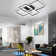 Ranbir 4 - Light 37'' Unique/Statement Square / Rectangle LED Flush Mount