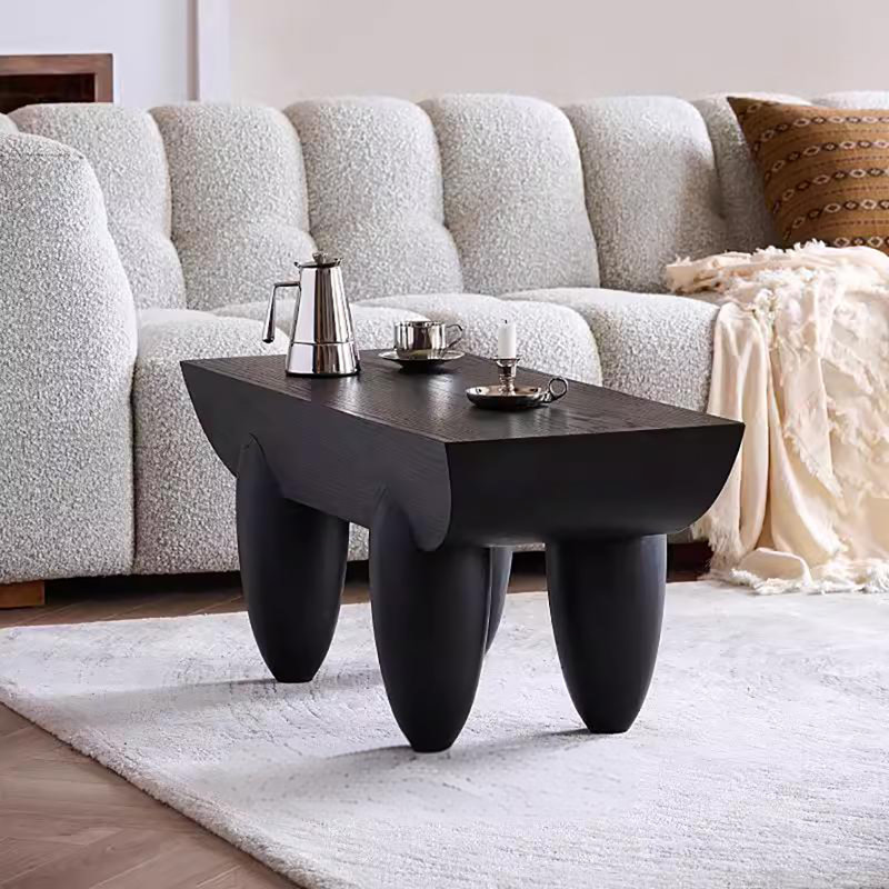 Black coffee table