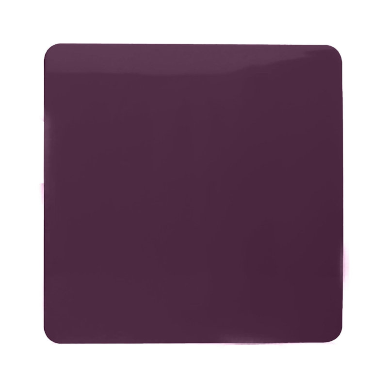 Trendi Switch Single Blanking Plate, Plum