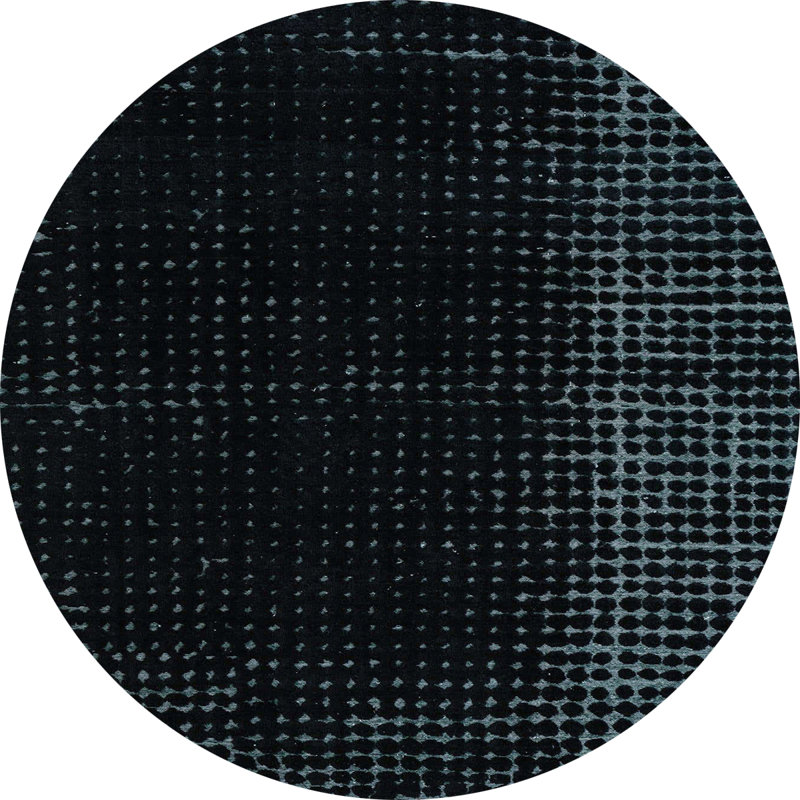 Abstract Indoor Rug, Round 7'
