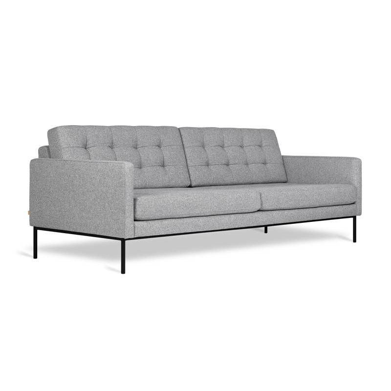 Towne Sofa, Parliament Stone Performance Twill