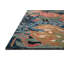 Tapis en laine crocheté à la main noir / orange Obregon-613117604