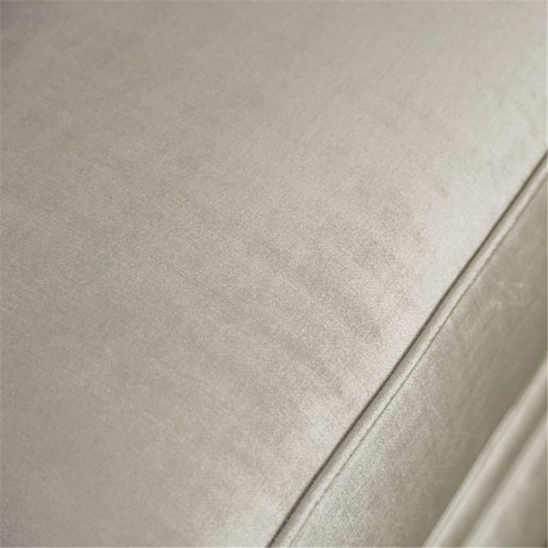 Schorr Upholstered 93'' Sofa, Silver, Silver