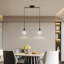Luminaire suspendu pour îlot de cuisine à 2 lumières à intensité variable Concow-217396435
