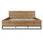 Shiloh Wooden Bed With Iron Frame & Headboard-83523295
