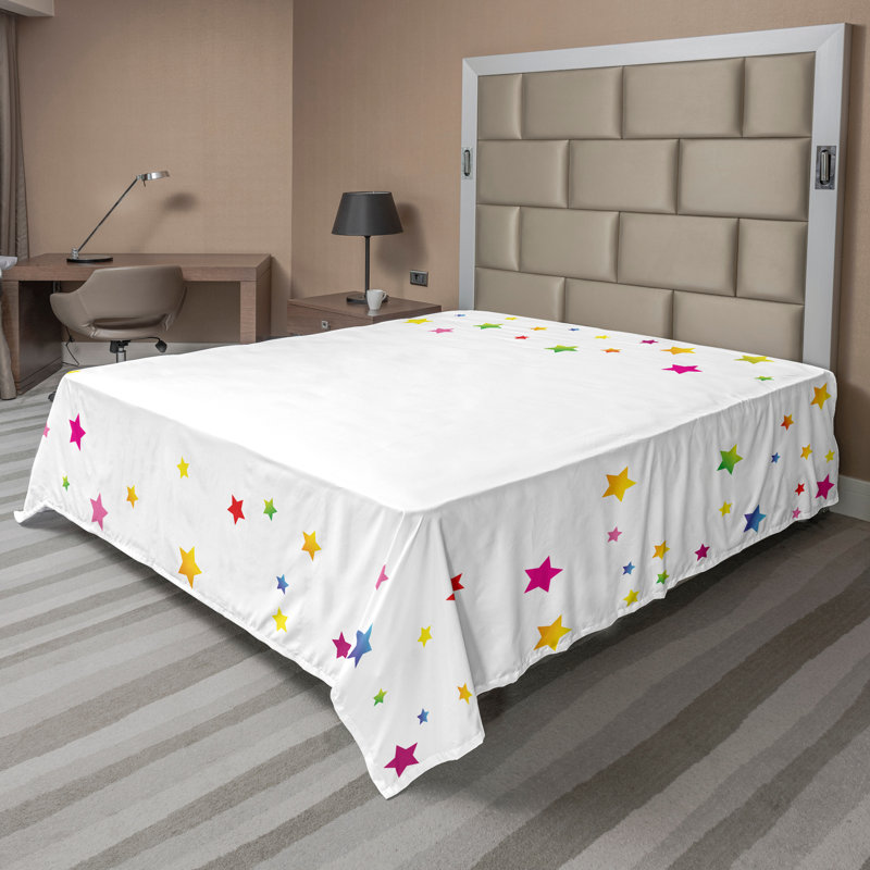Multicolore Ambesonne, Drap plat grand