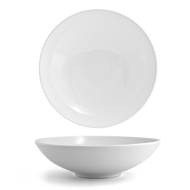 Plat à pâtes en spirale