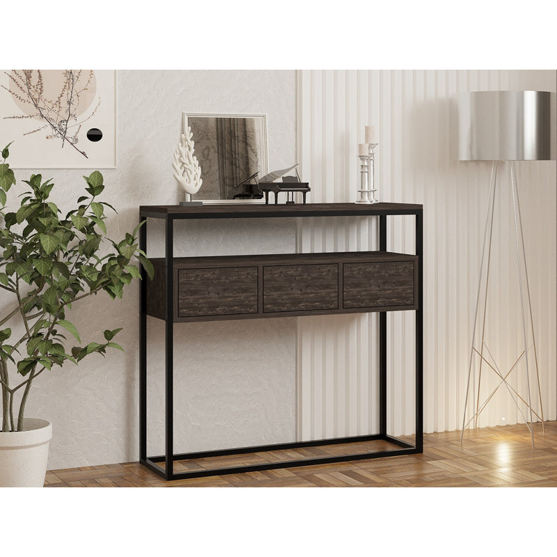 Hastings 90cm Console Table, Black