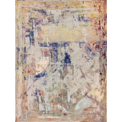 Vintage Abstract - Artist Enhanced Canvas Print