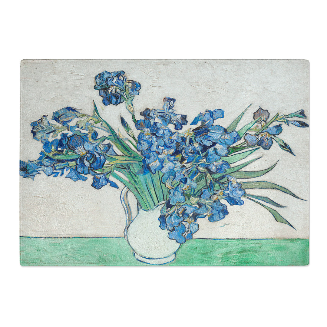 Vase of Irises Vol.1 by Vincent Van Gogh Chopping Board