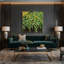 Vegetables Sunflower Microgreens Brown Canvas Wall Art-119123305