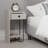 Modern Nightstand in Light Mocha, 12.6 x 24.0 x 11.8 inches | 100% Melamine Coated Particle Board, Thickness: 0.7 inches | Stylish & Functional Design for Bedroom, Industrial & Modern Aesthetic-569722470