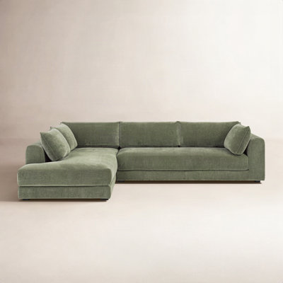 Marcel Velvet Sofa and Chaise