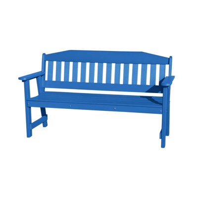 Banc de jardin en polyuréthane avec dossier All Weather