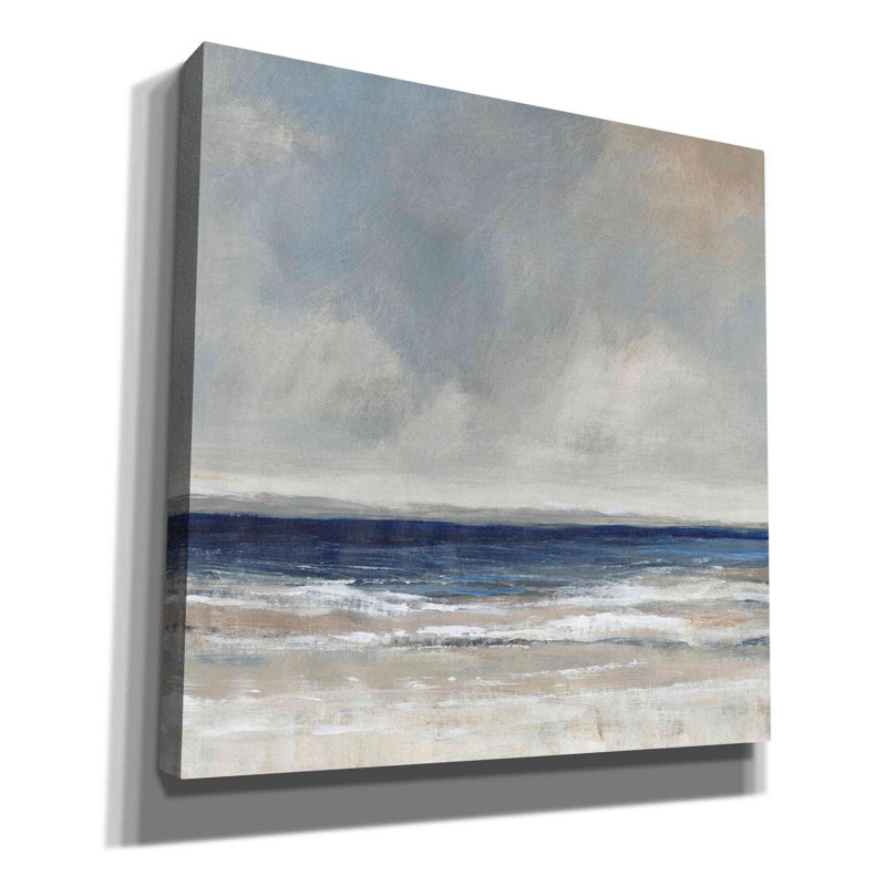 «Distant Land I» par Tim O'toole, art mural sur toile, H 37 po x l 37 po x P 1,5 po