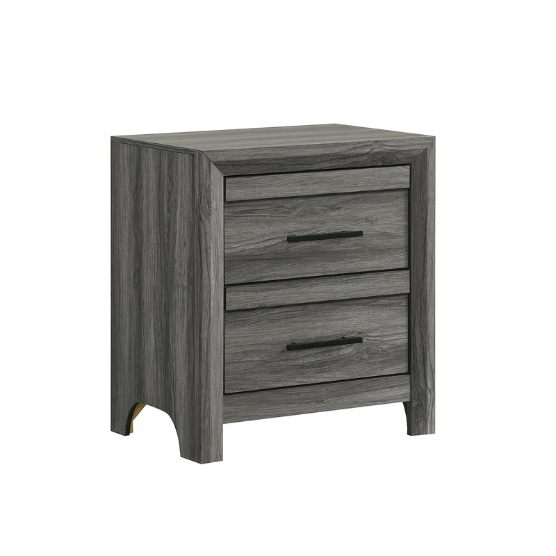 Table de chevet 2 tiroirs Denver