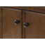 Bibliothèque quotidienne en bois rustique avec portes, tablettes de bibliothèque, centre de rangement, entièrement assemblée, brun