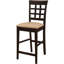 Tabourets de bar (lot de 2) couleur cappuccino et beige - Rehaussez votre coin repas décontracté. 2 parfaits pour une ambiance relax.