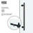 Winslow 46" W x 35" D x 74" H Sliding Frameless Shower Enclosure with 3/8  Clear Glass-50840615