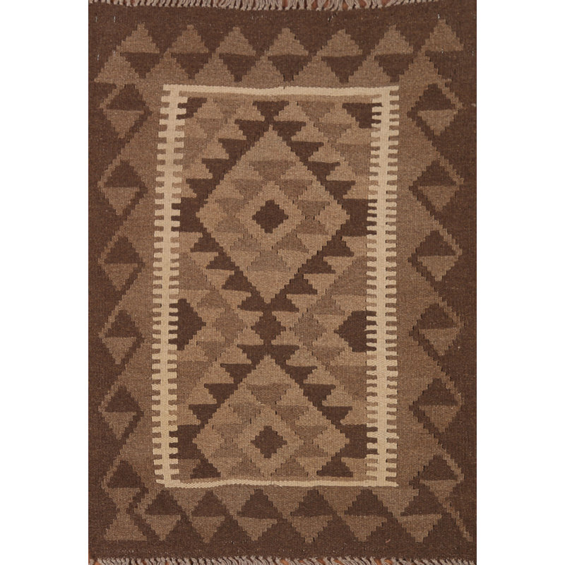 Tapis oriental géométrique Kilim 3 x 4