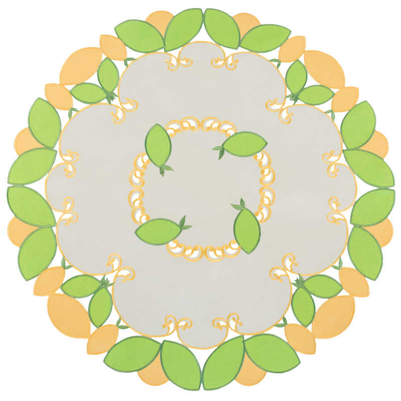 Cianny Lemon Lime Table Topper