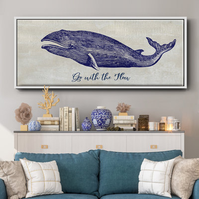 Go With The Flow - toile encadrée