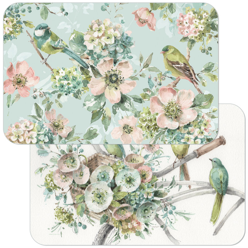 Napperon réversible 4 pièces Mint Crush