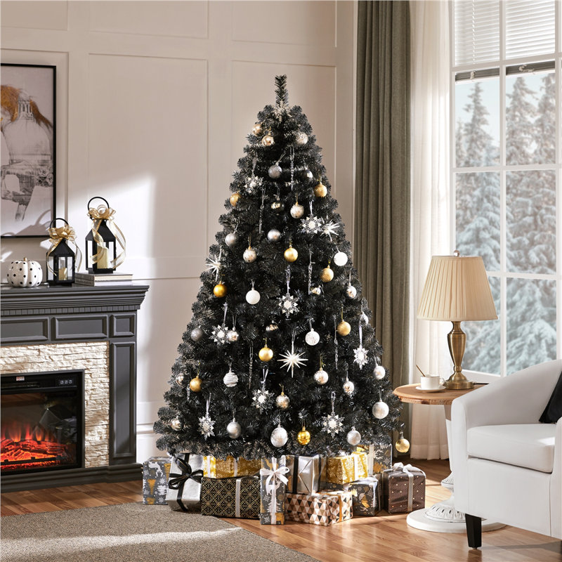 Artificial Spruce Cashmere Christmas Tree, 6'