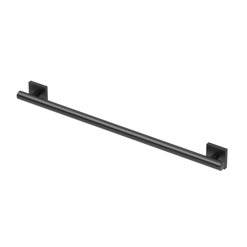 Elevate Wall Mount Stainless Steel Grab Bar, ADA Compliant Safety Bar, 30" W, Satin Black