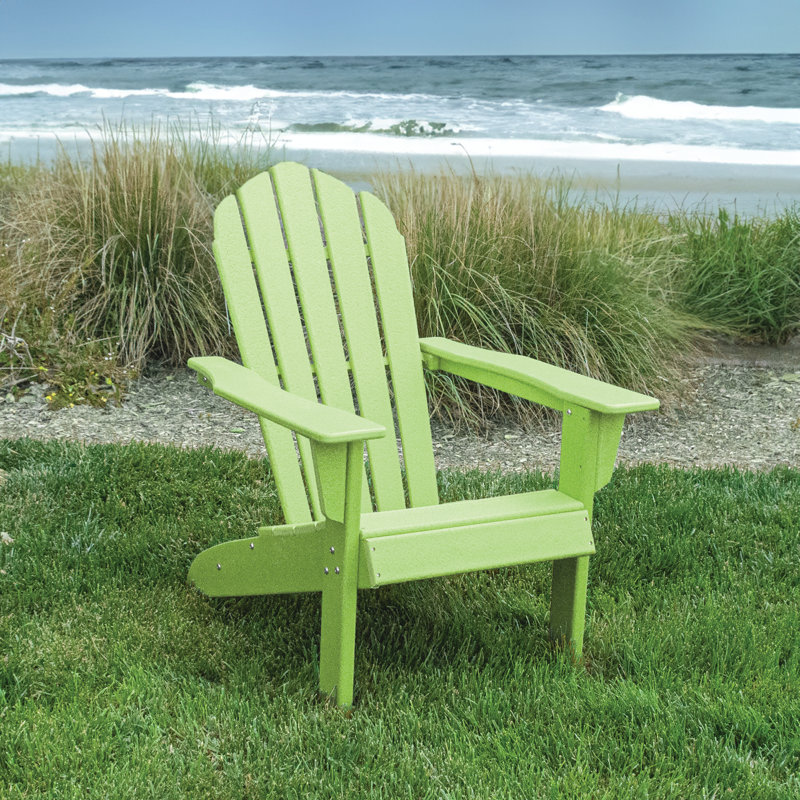 Chaise Adirondack en plastique ResinTEAK, Bleu aqua