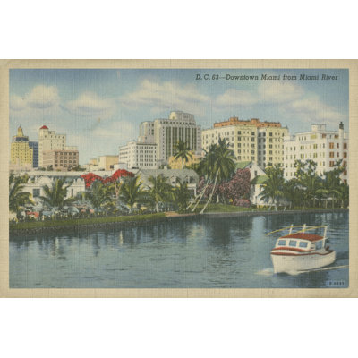 Miami Beach VIII - Wrapped Canvas Print
