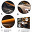 Vitrine de voiture de sport exotique orange et beige - Art mural métallique exotique de voiture-89674861
