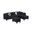 Canapé modulaire rembourré 3 pièces Brogel-1801078516