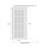Lucia Frosted Glass Closet White Door-48164527