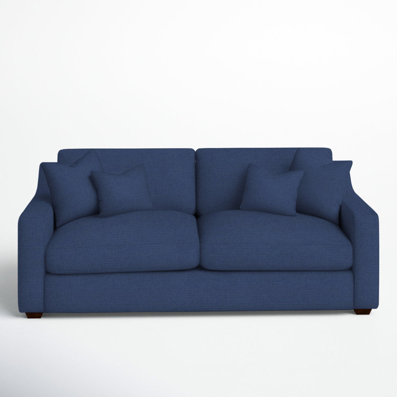 Rhodes Upholstered 94.5'' Sofa, Canvas Navy Sunbrella® Canvas