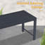Doneta Metal Outdoor Bench-1897876175