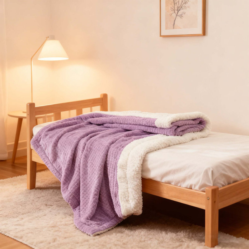 Couvertures chauffantes en flanelle douce avec 4 niveaux de chauffage et 4 heures d'arrêt automatique et lavable à la machine pour le canapé et la chambre à coucher