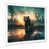 White Single Picture Framed
