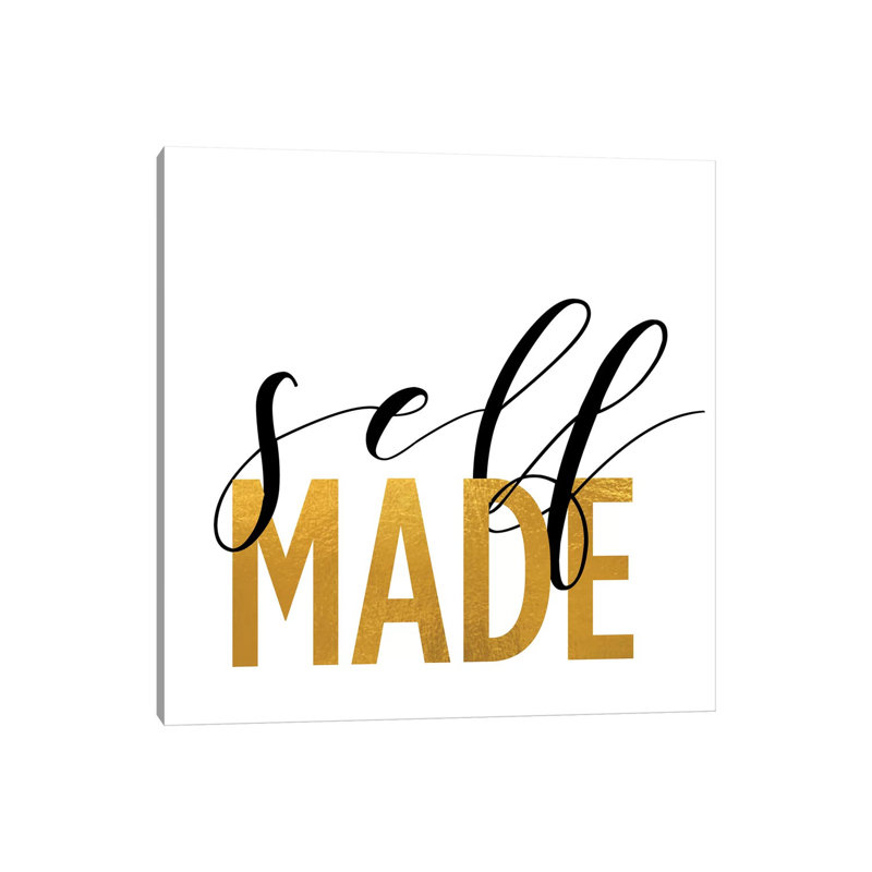 Self Made by Anna Quach - Wrapped Canvas Print, 45.72 cm H x 45.72 cm W