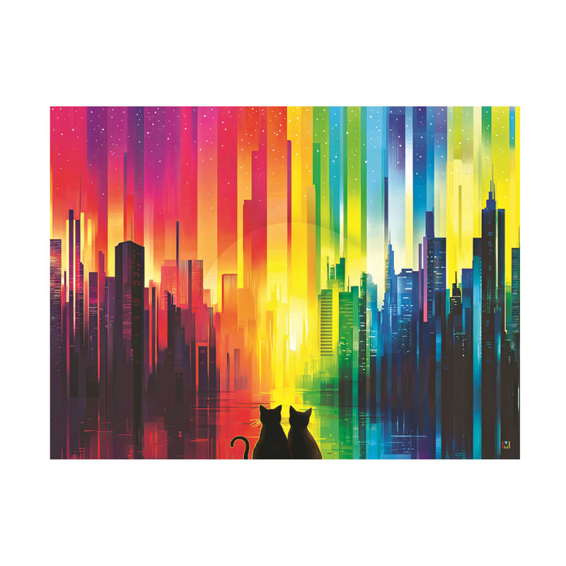 Art sur toile, Michael David Ward, H 14 po x l 19 po