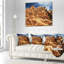 Coussin Rocky Terrain Under Blue Sky-30721346-30721350