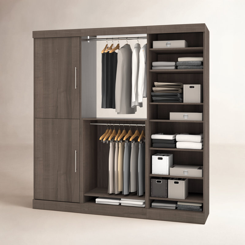 Système d'organisation l 80 po Tymiesha, gris