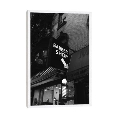 Manhattan Barber Shop by Bethany Young - Print on Canvas