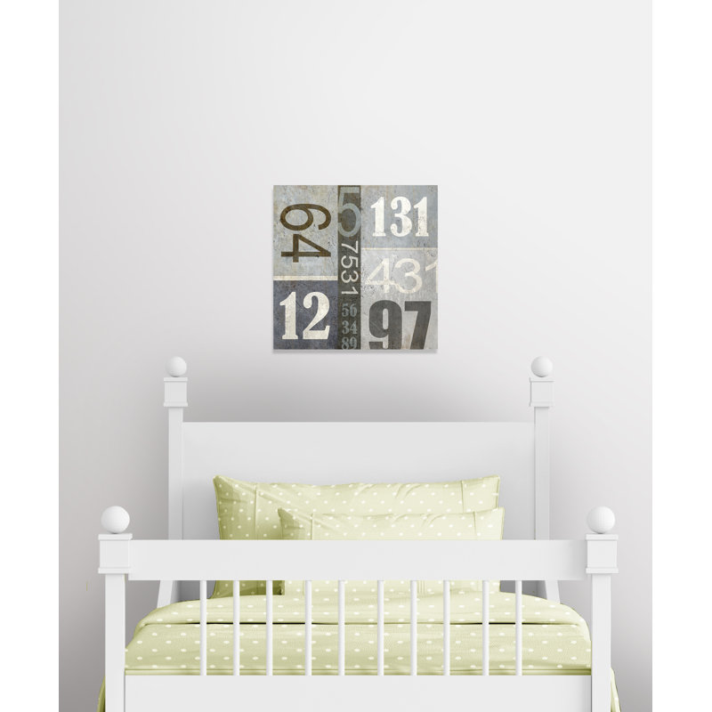 Art sur toile juvénile, H 24 po x l 24 po x P 1,5 po